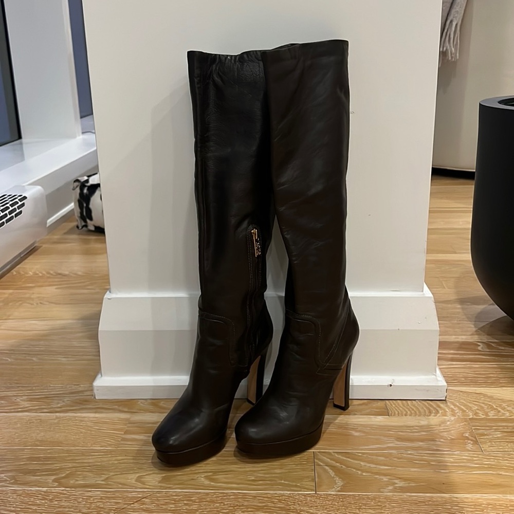KORS Michael Kors tall brown boots